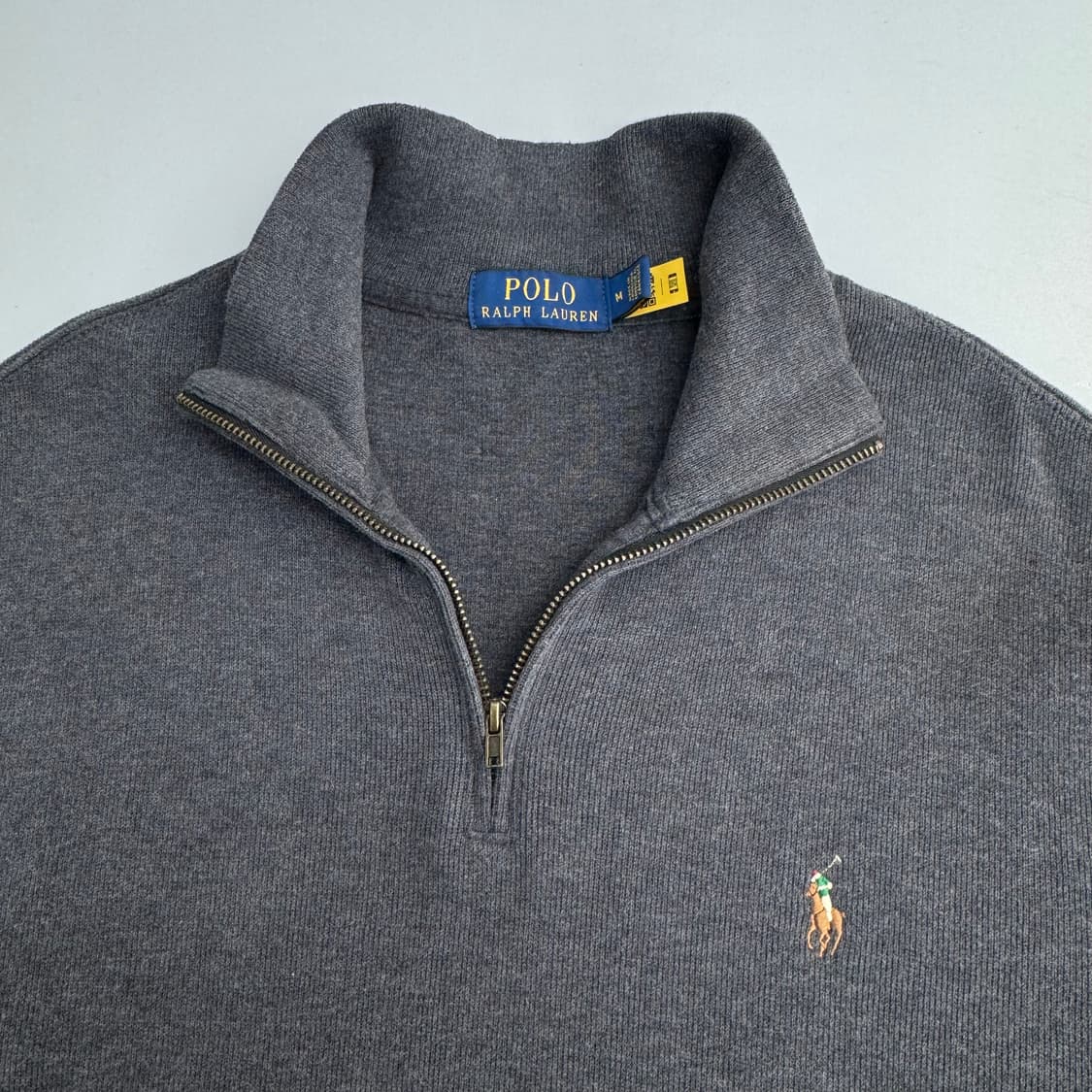폴로 반집업 니트  상품이미지3