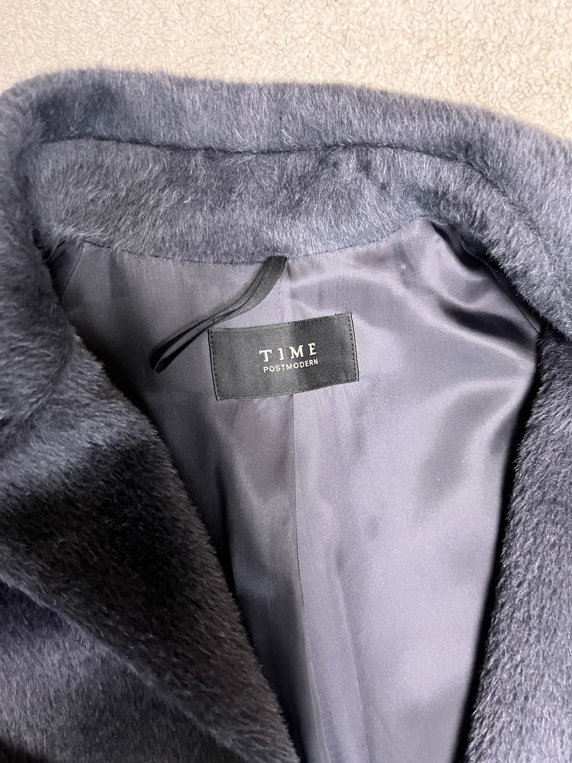 Time 라마 롱 코트 상품이미지2