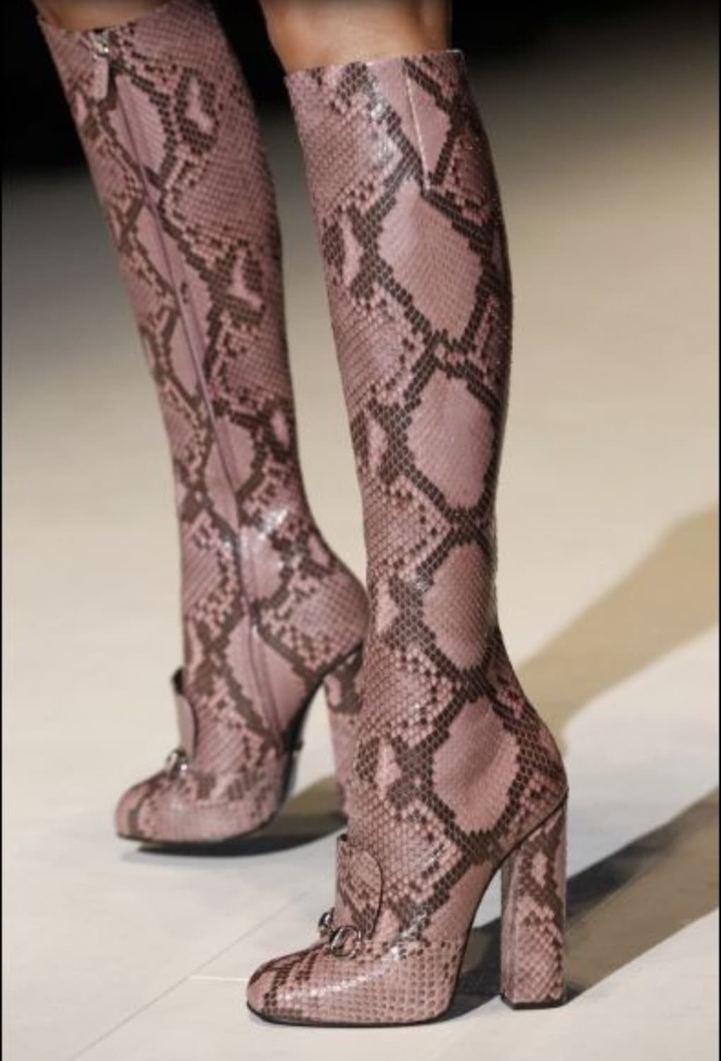 GUCCI 구찌 홀스빗 부츠(파이톤 스킨-뱀피)36 사이즈-해외발송 상품이미지2