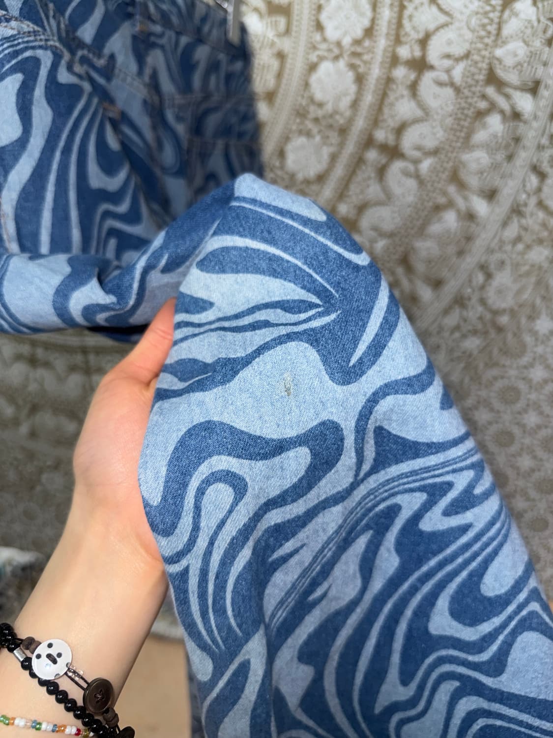 H&M 여성 패턴 데님팬츠  상품이미지6