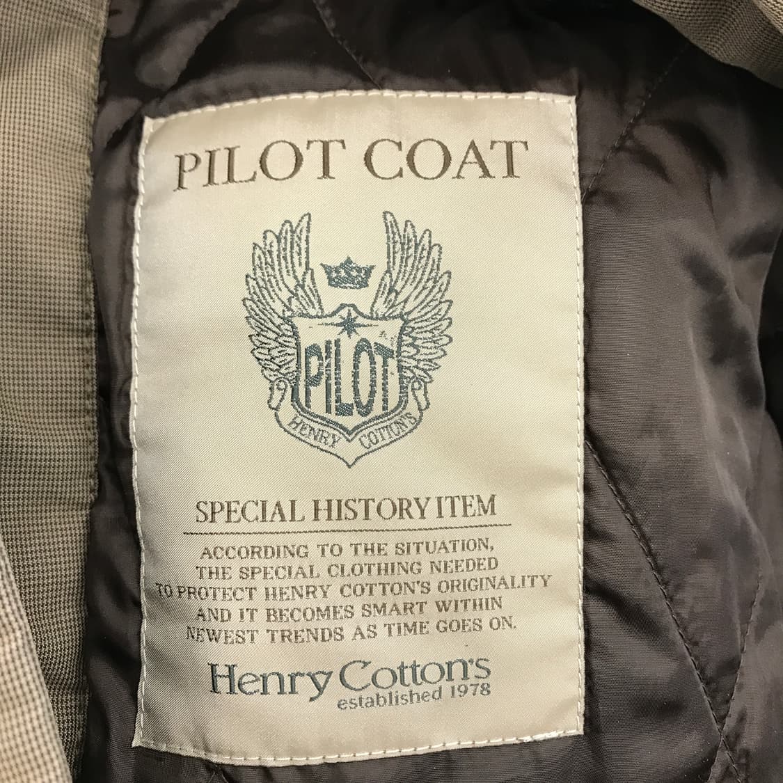 헨리코튼 파일럿 싱글코트 [95사이즈] 상품이미지6