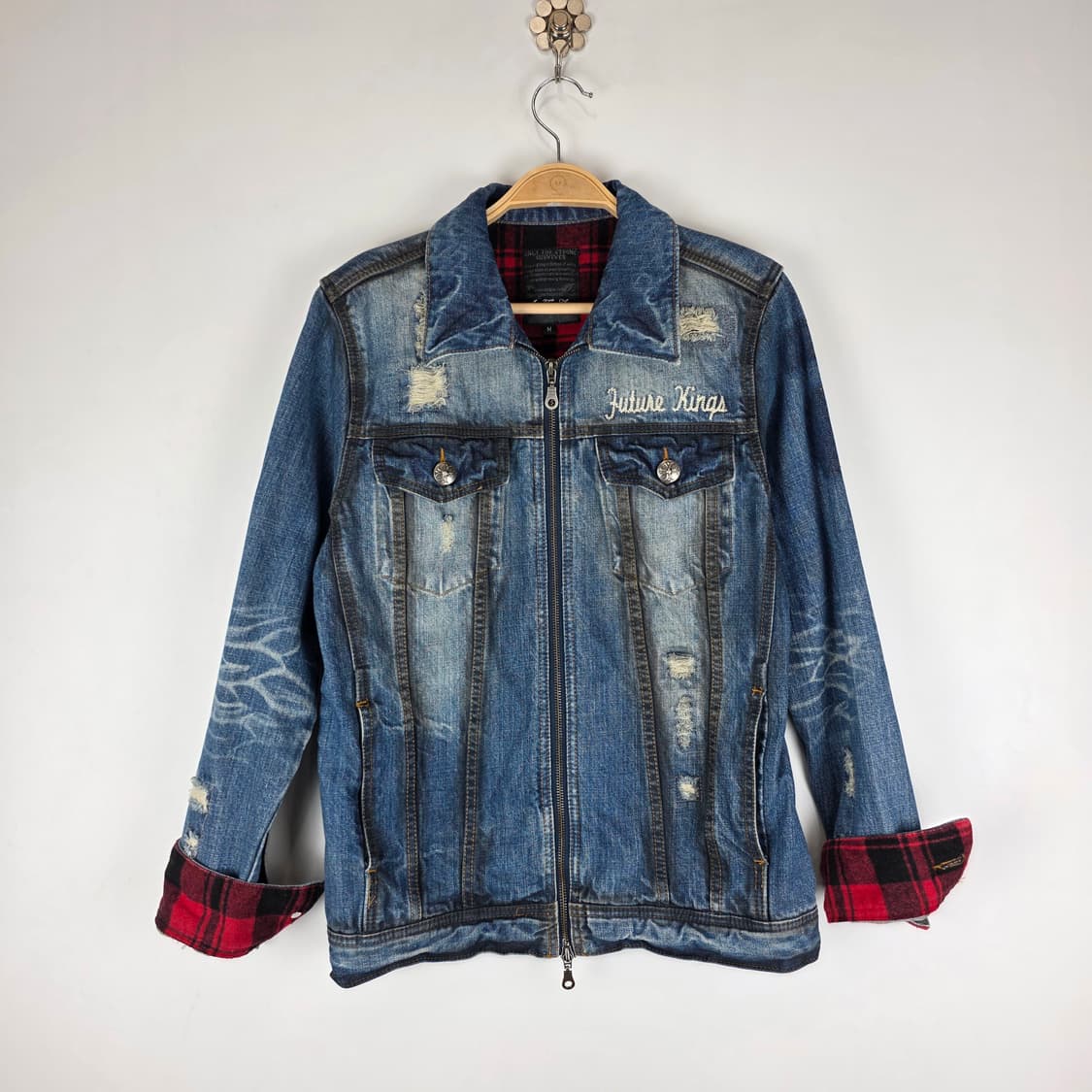 인더앤틱 크로스 데님자켓 상품이미지2