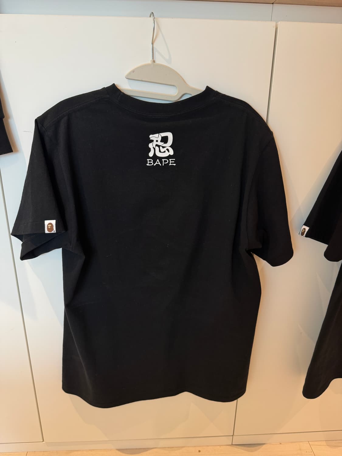베이프 닌자 컬리지 티셔츠 블랙 상품이미지3