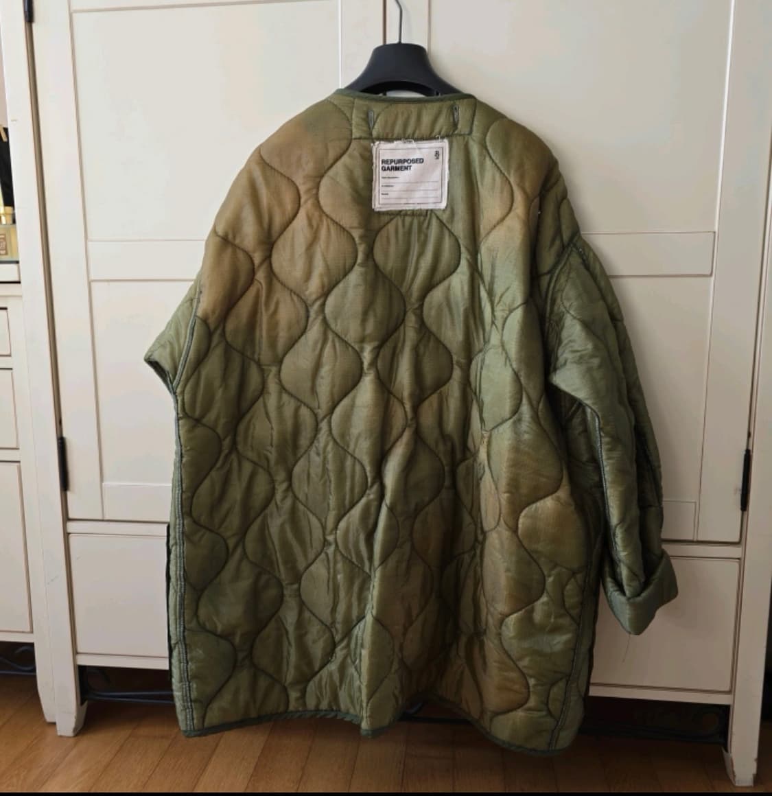 R13 리워크 토글 라이너 퀼팅 자켓 상품이미지6