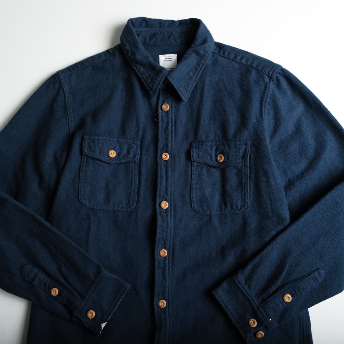 Visvim 비즈빔 블랙 엘크 플란넬 셔츠 3(100)사이즈 상품이미지3