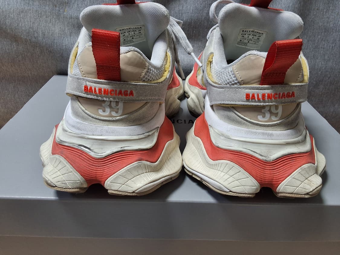 발렌시아가 카고스니커즈 레드 39 상품이미지4