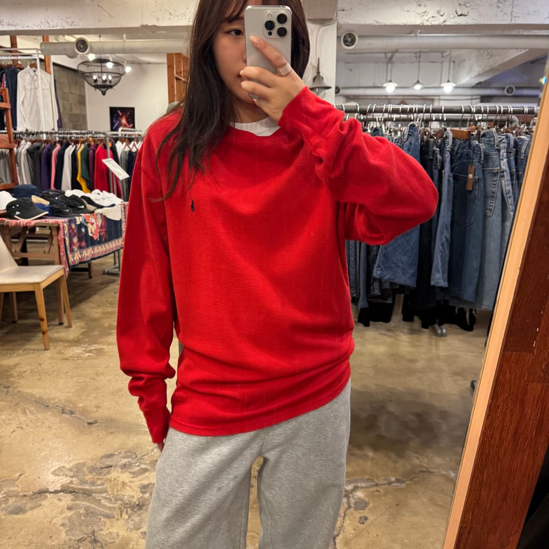 빈티지 폴로 와플티(105/kold_8078) 368 상품이미지1