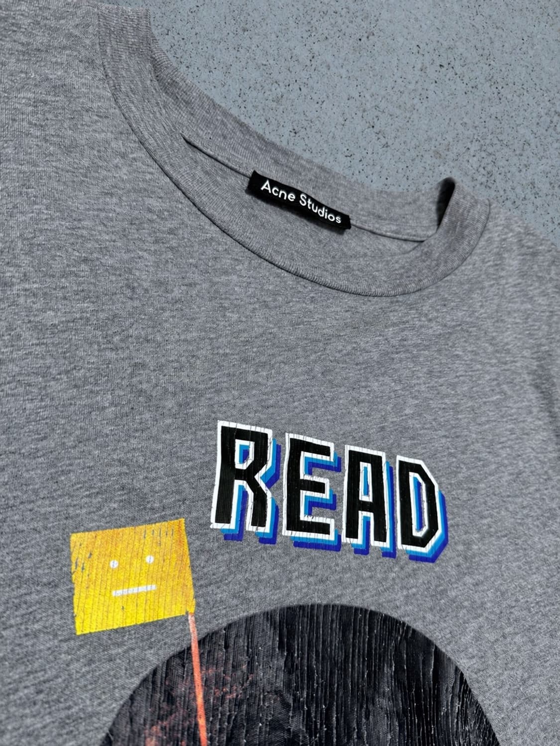 ACNE STUDIOS READ ME 레터링 티셔츠 상품이미지4
