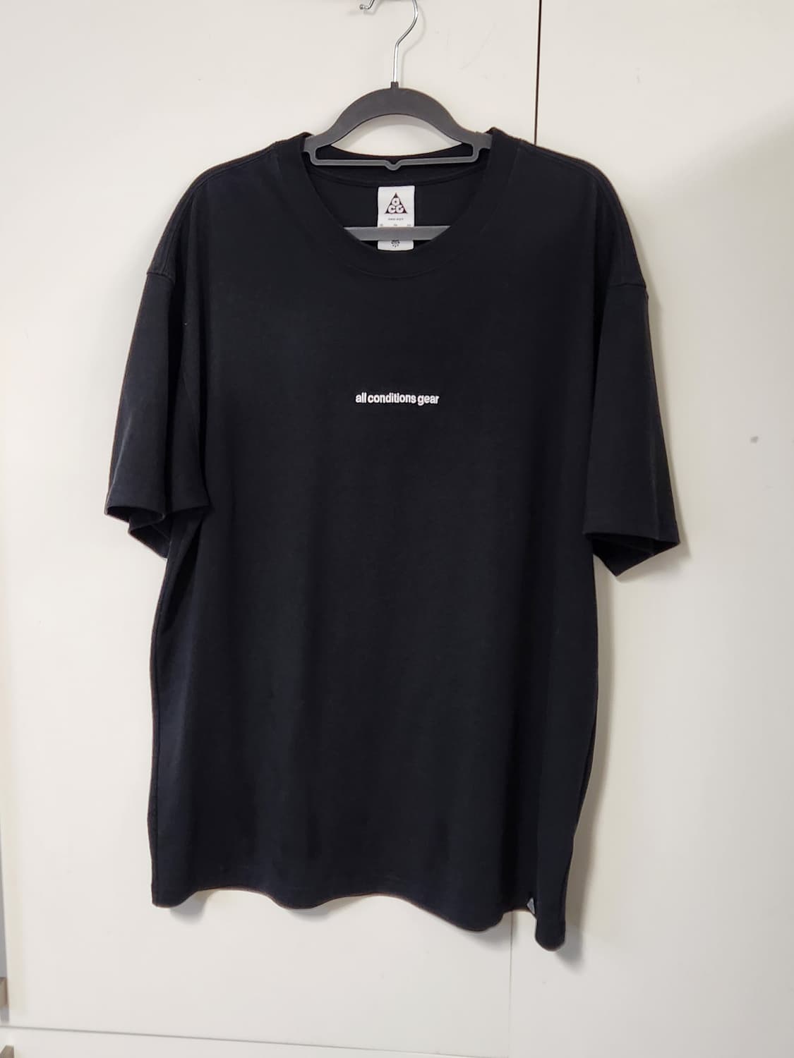 나이키 ACG 블랙 반팔 티셔츠 XL 상품이미지1