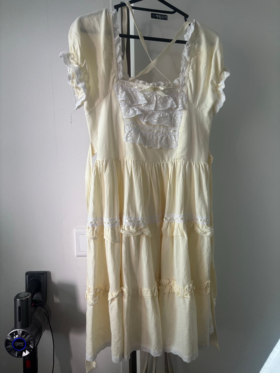 레이스 로리타 밴딩 원피스 상품이미지3