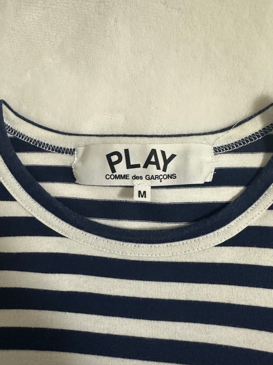 꼼데가르송 플레이 스트라이프 롱슬리브 상품이미지3