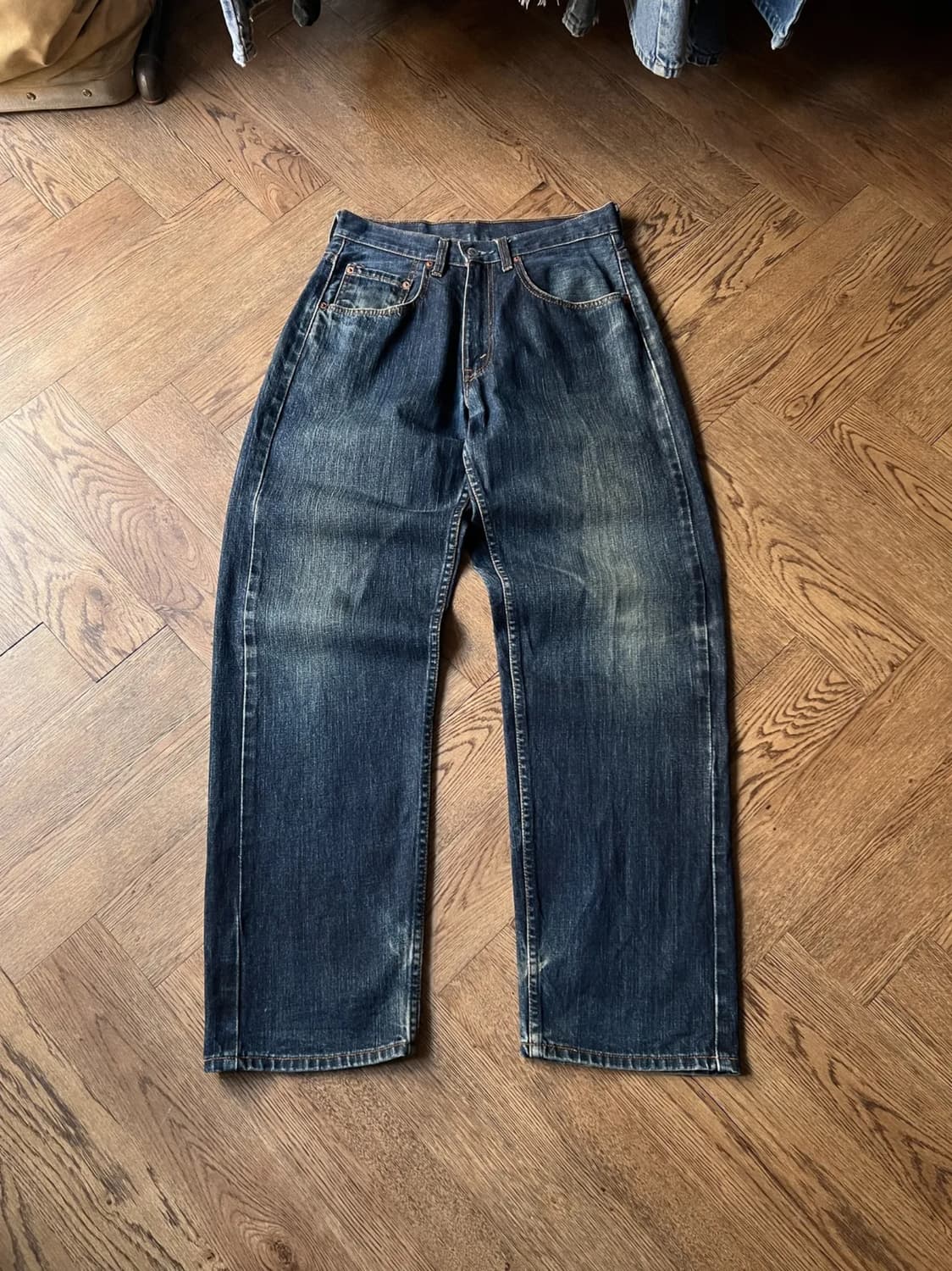 [29]리바이스 569 빈티지 워싱 와이드핏 데님 팬츠 상품이미지1