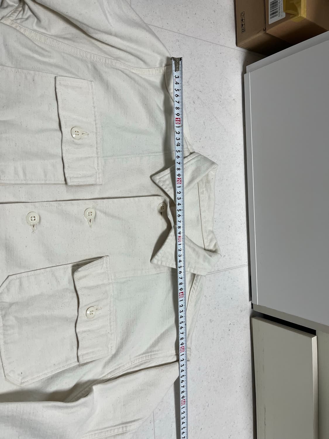 [40] 풀카운트 유틸리티 셔츠 에크루 상품이미지7