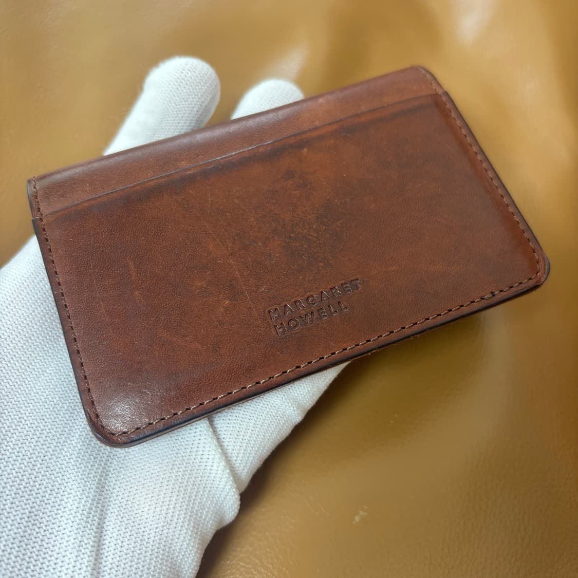 PORTER 포터 마가렛호웰 레더 월렛 카드 지갑 브라운 상품이미지3
