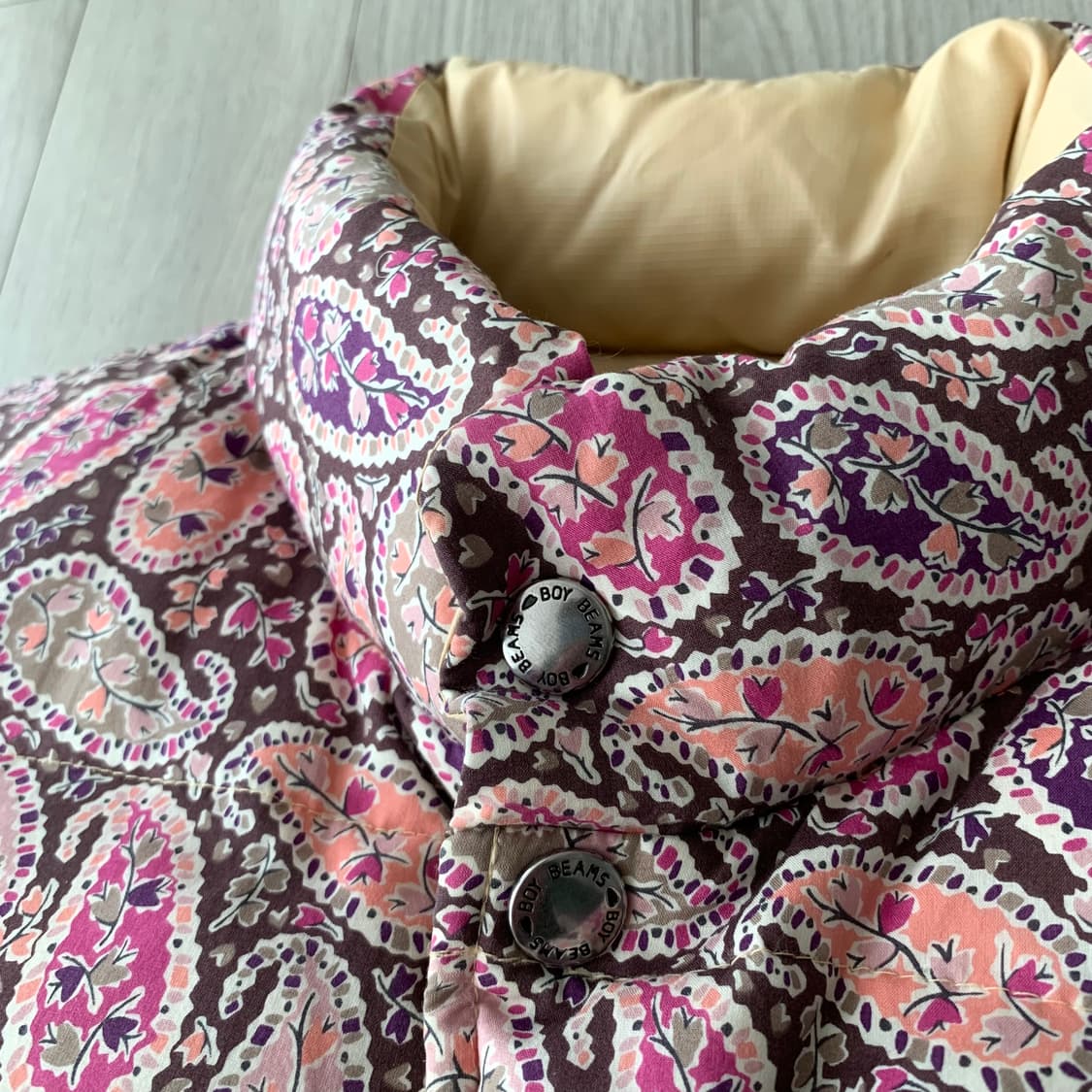 빔즈보이 리버시블 페이즐리 다운 베스트 상품이미지5