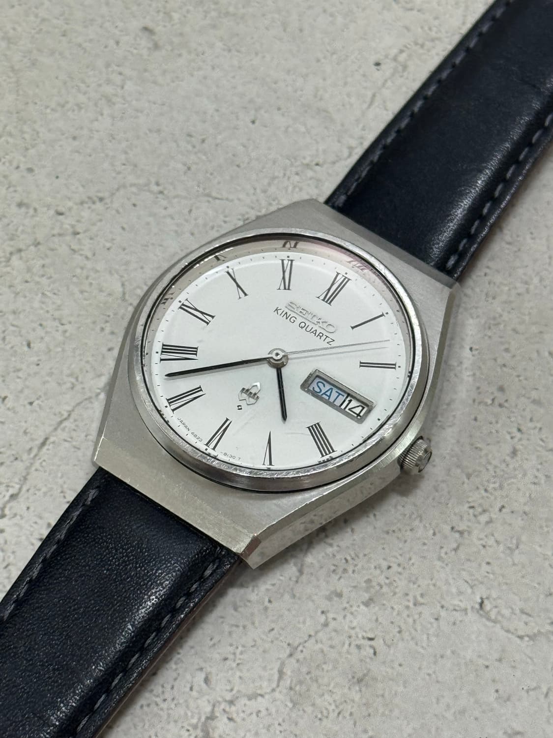 70s 빈티지 세이코 킹쿼츠 로마인덱스 상품이미지2