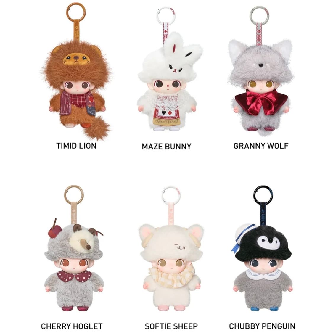 팝마트 디무 비밀 연극단 인형 (라이언, 양, 펭귄, 울프, 토끼, 호글 상품이미지2