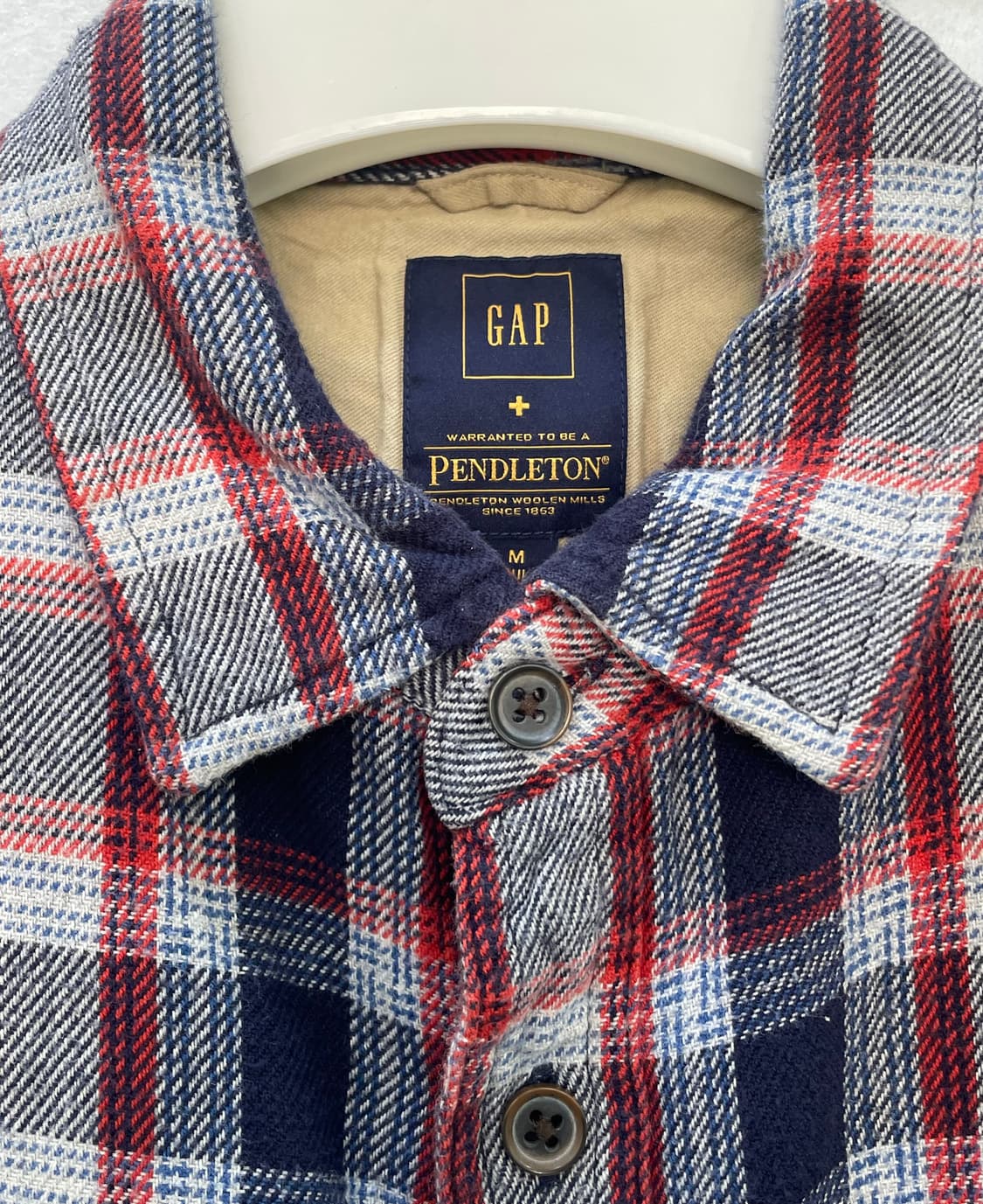 갭 x 펜들턴 콜라보 셔츠 [M] 상품이미지3