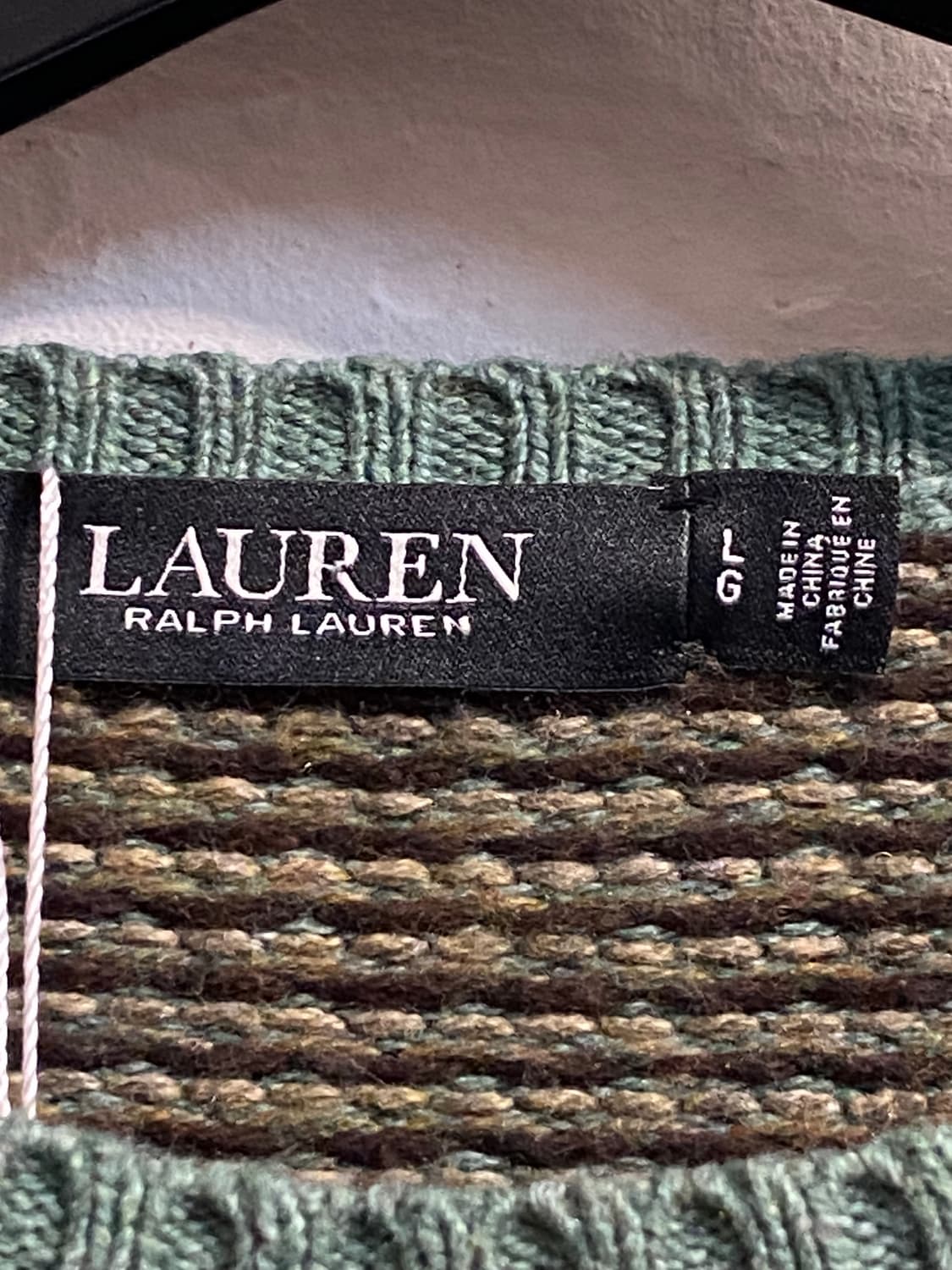 로렌 랄프로렌 패치 디테일 니트 스웨터 상품이미지4