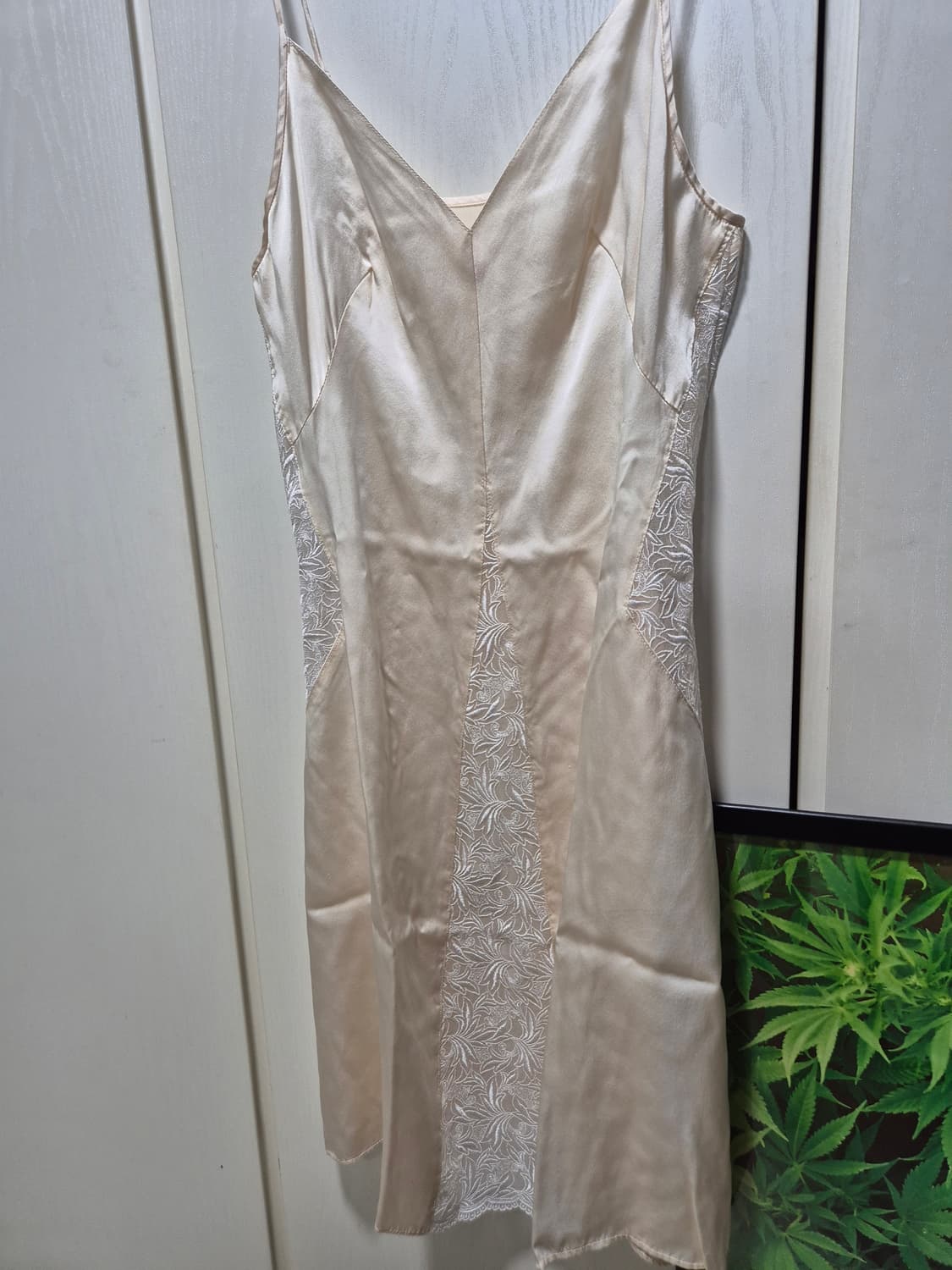 (세일)JPN VTG.아이보리 레이스 슬립 원피스 상품이미지2