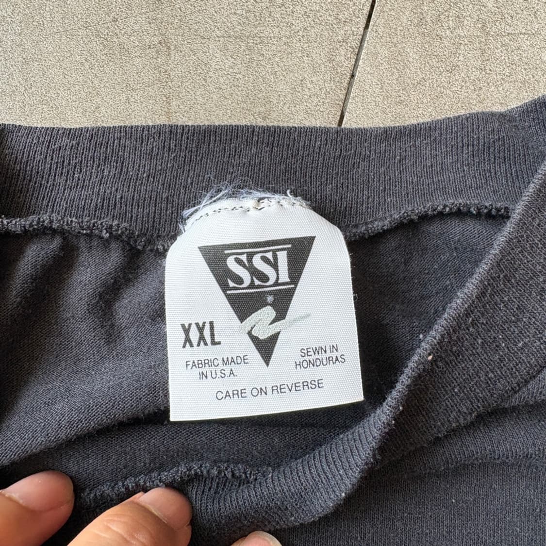 91년 미국 생산 빈티지 블랙 싱글스티치 반팔티  상품이미지8