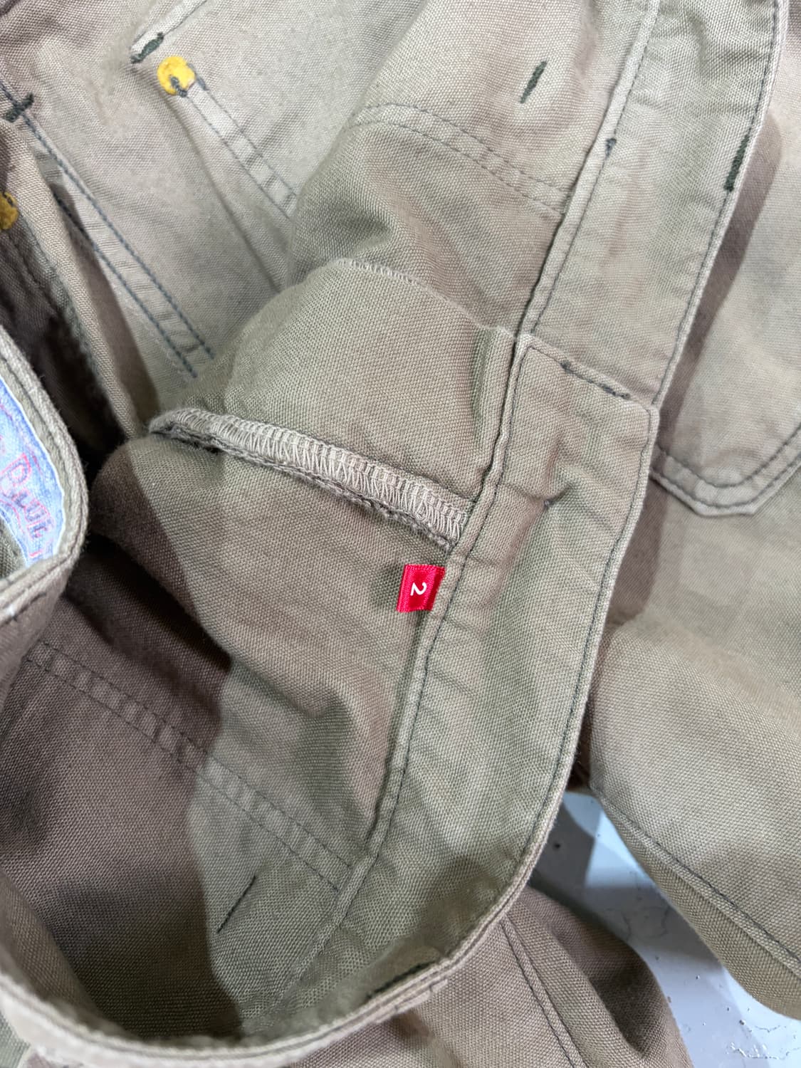 블루블루제팬 X 그린라벨 릴랙싱 부츠컷 퍼티그 팬츠 상품이미지5