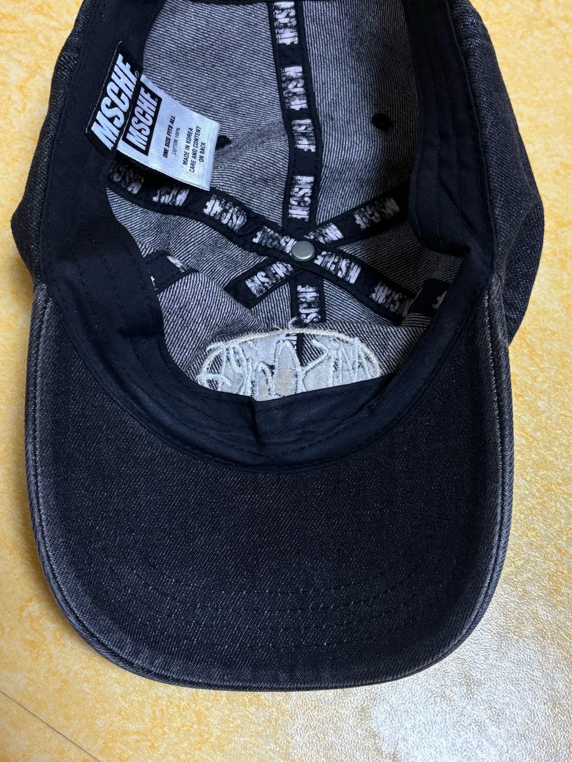 미스치프 흑청 볼캡 상품이미지2
