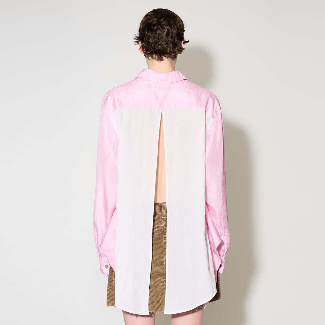 아워레가시(OUR LEGACY) 에이프런 핑크 코튼실크 셔츠 상품이미지5