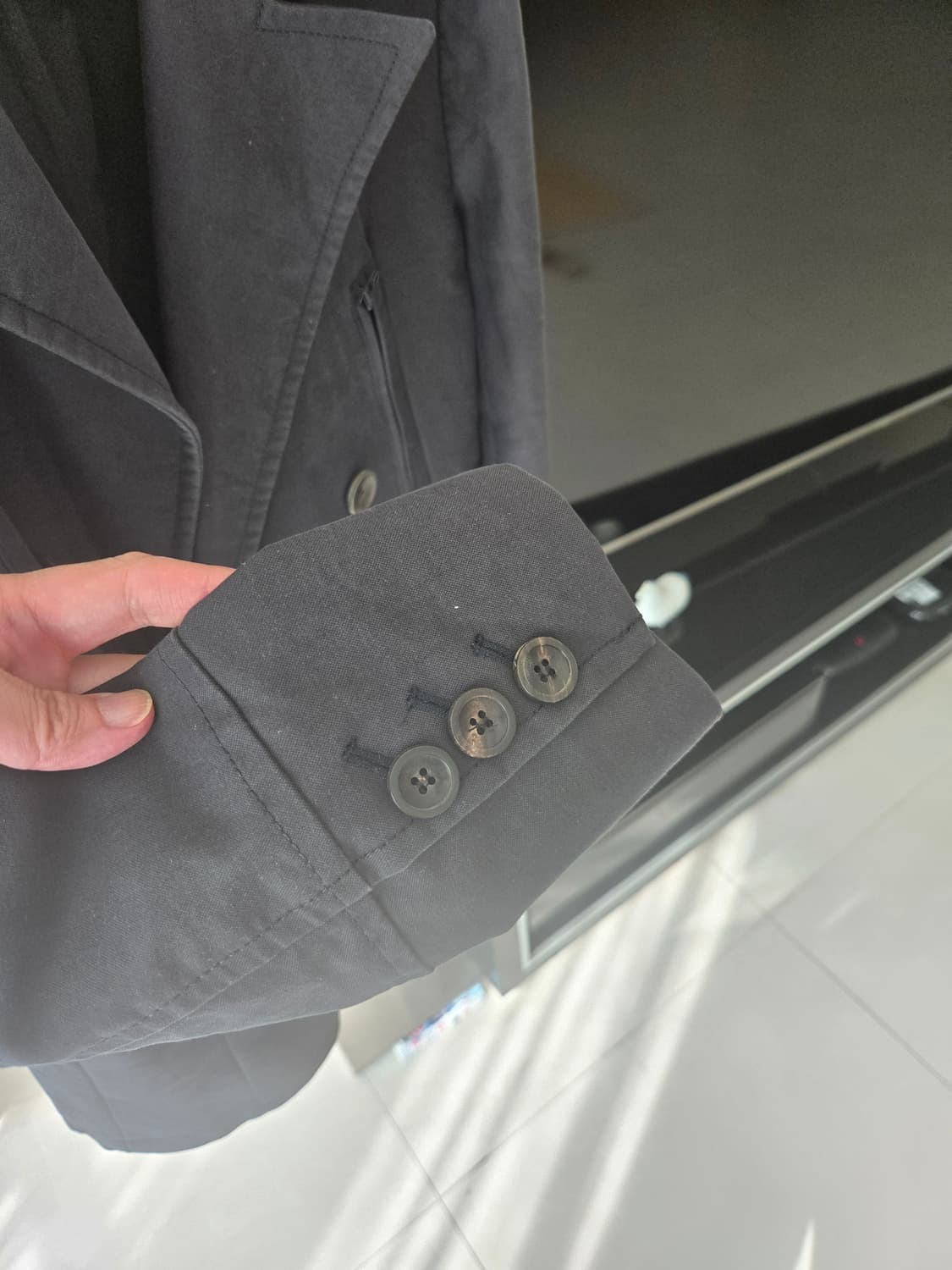 시스템옴므 남성 피코트 상품이미지2