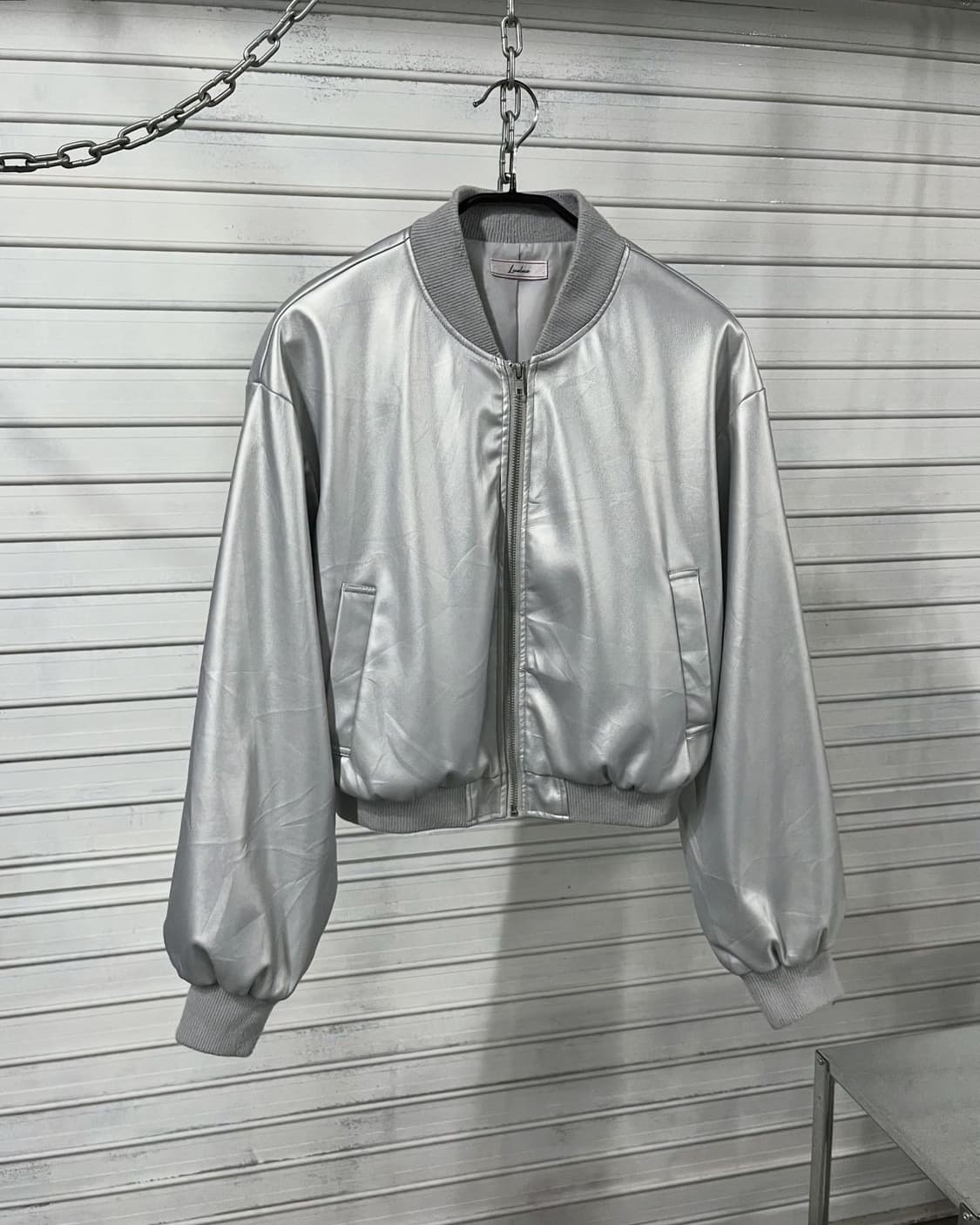 Linoluce silver bomber jacket 상품이미지1