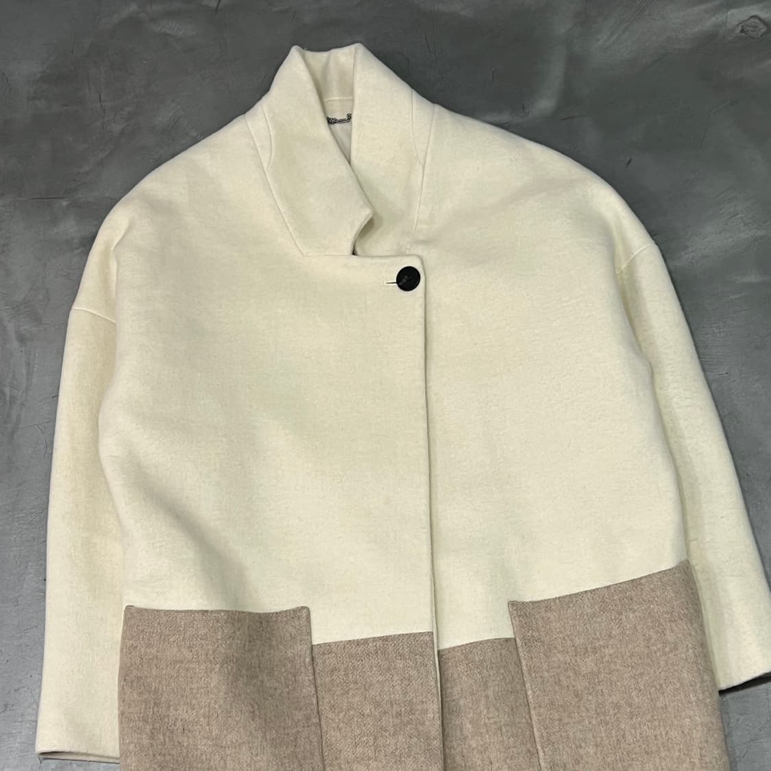  올세인츠 울 혼방 배색 코트 y14759 상품이미지3