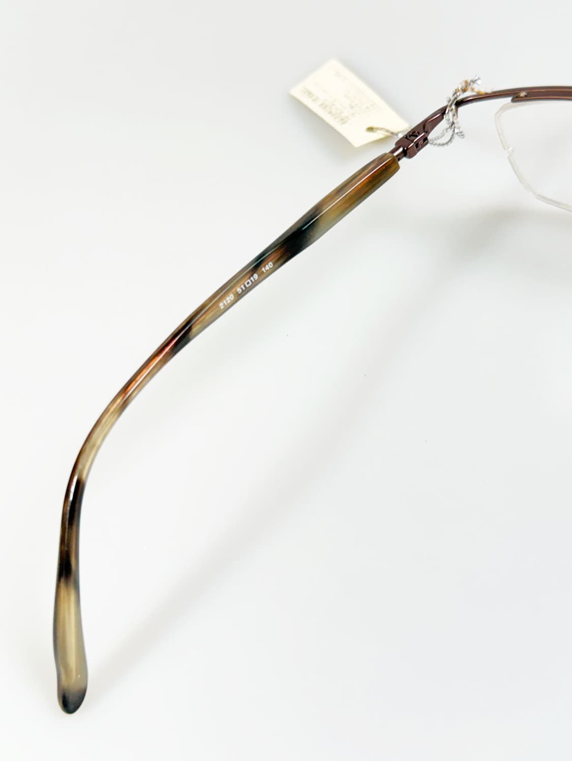 R&B EYEWEAR 반무테 스퀘어 메탈 프레임 빈티지 안경 상품이미지7