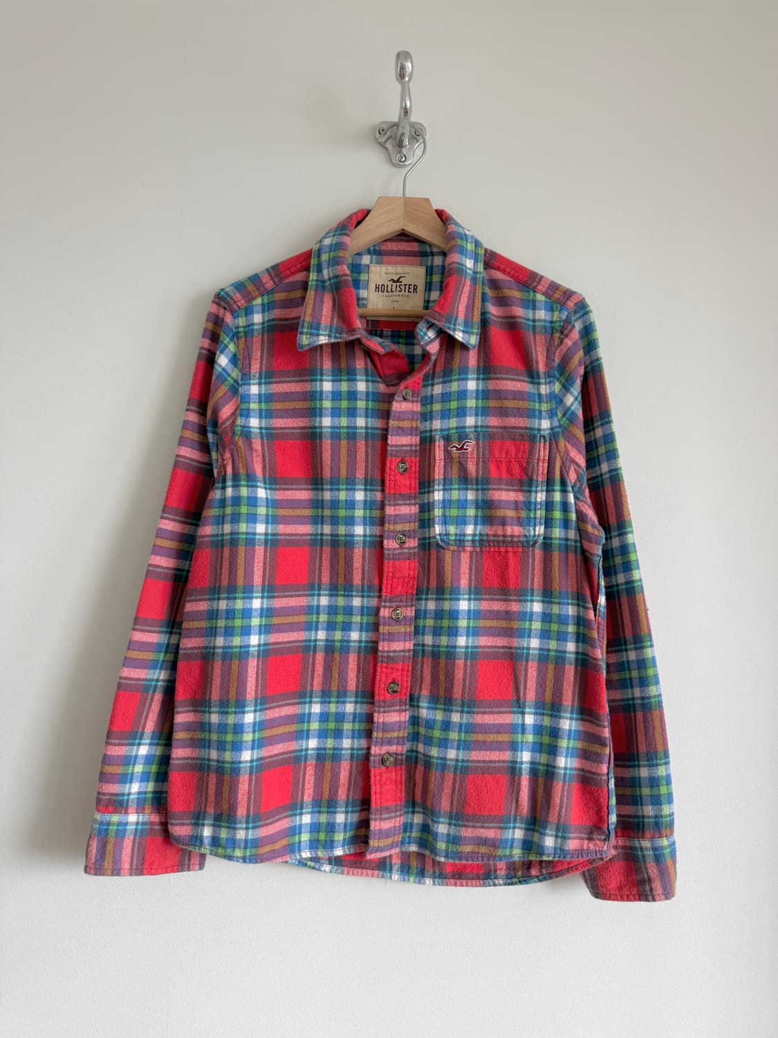 홀리스터(HOLLISTER) 플란넬 체크 셔츠 상품이미지1