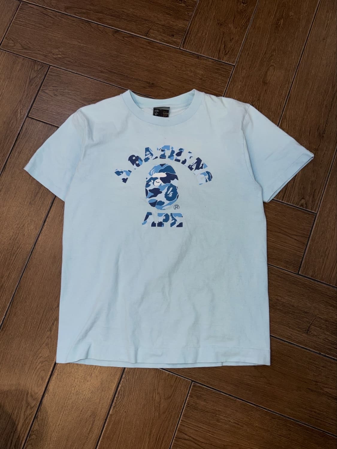 Bape Blue Camouflage T-shirt 상품이미지6