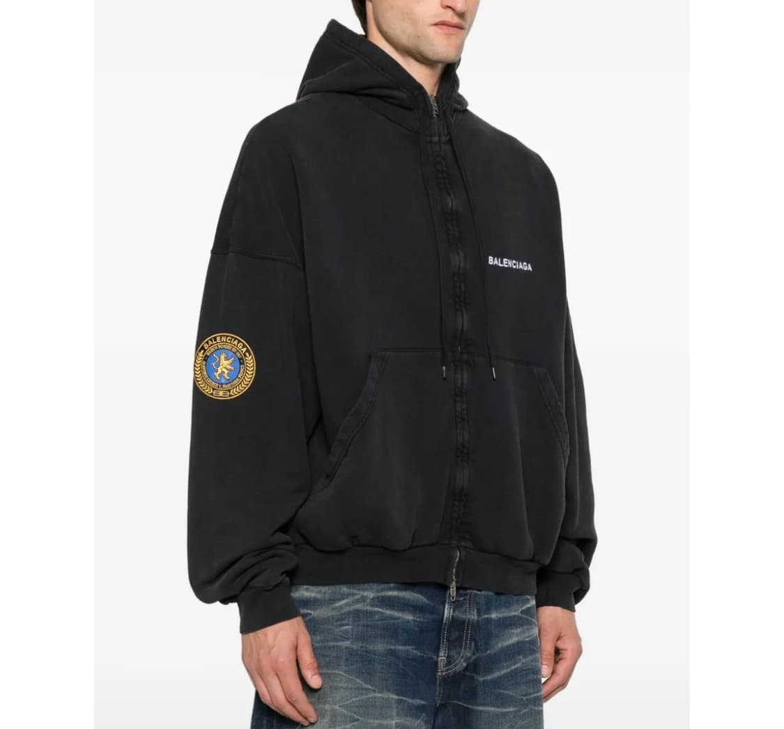 [4] 발렌시아가 유니폼 패치 후디 상품이미지2