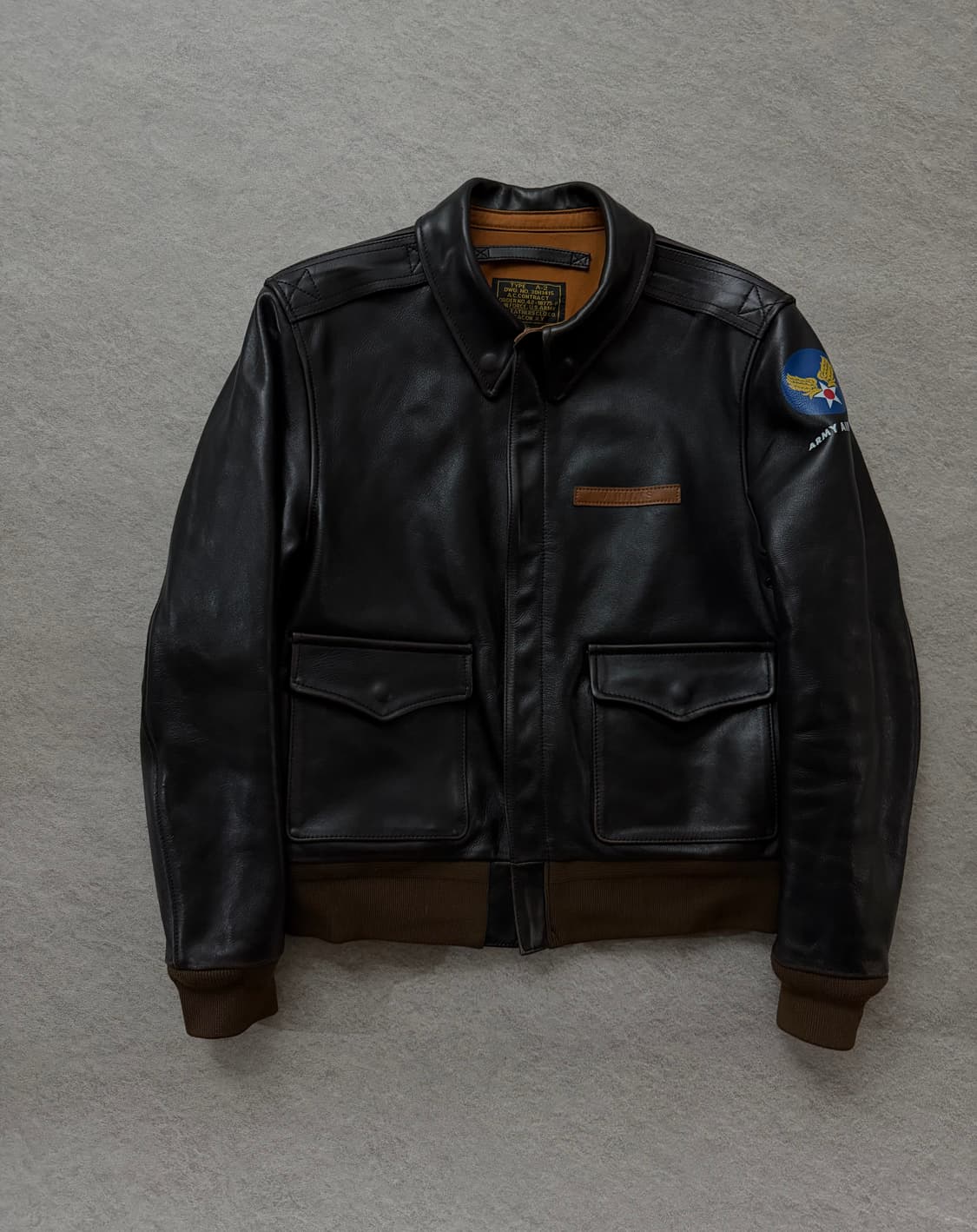 밀리터리 A-2 말가죽자켓 상품이미지1