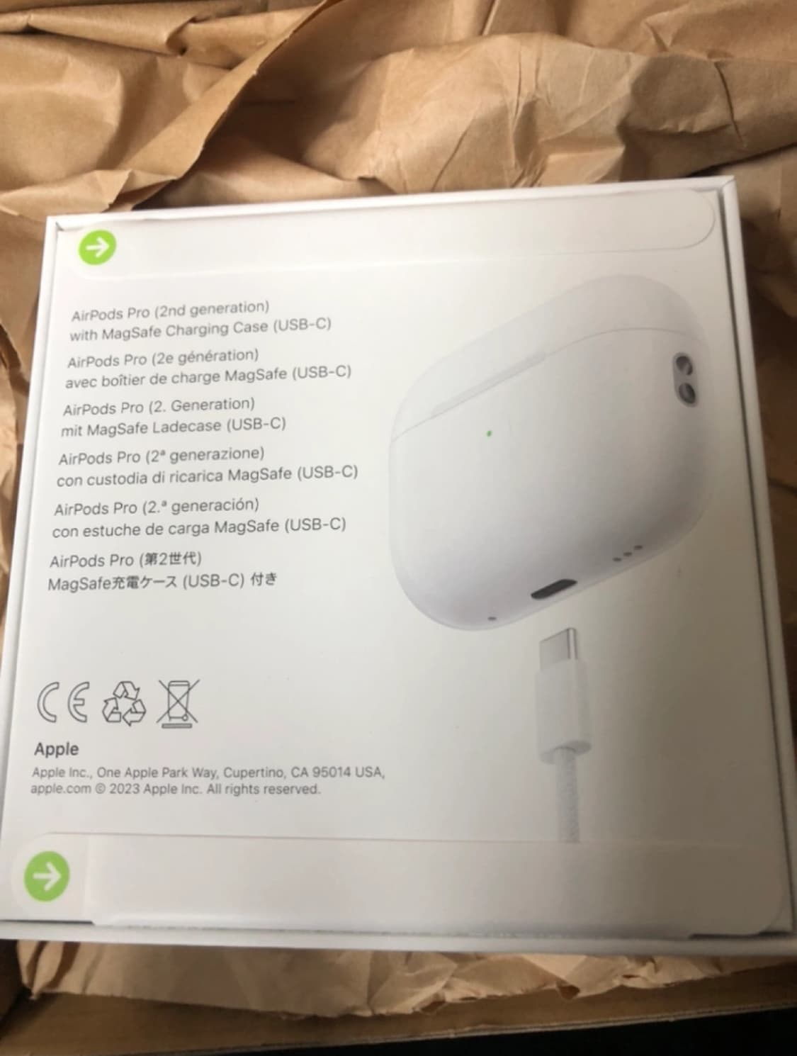 에어팟 프로 2 미개봉 상품이미지2