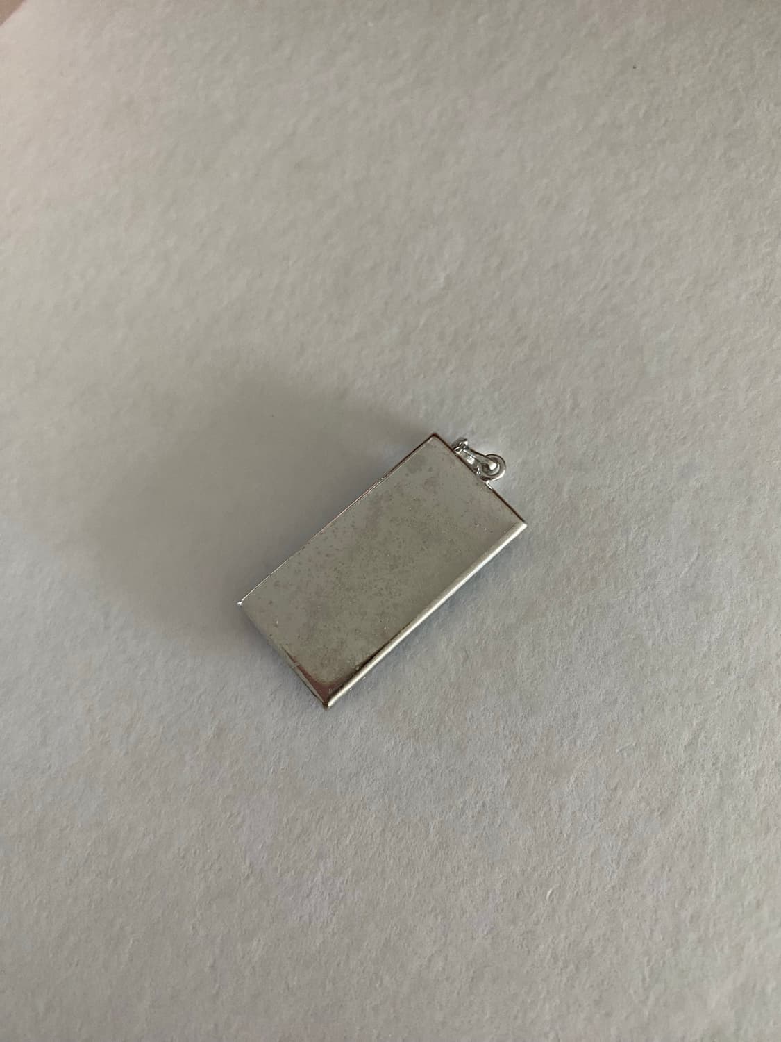 블루 사각 목걸이 팬던트 상품이미지3