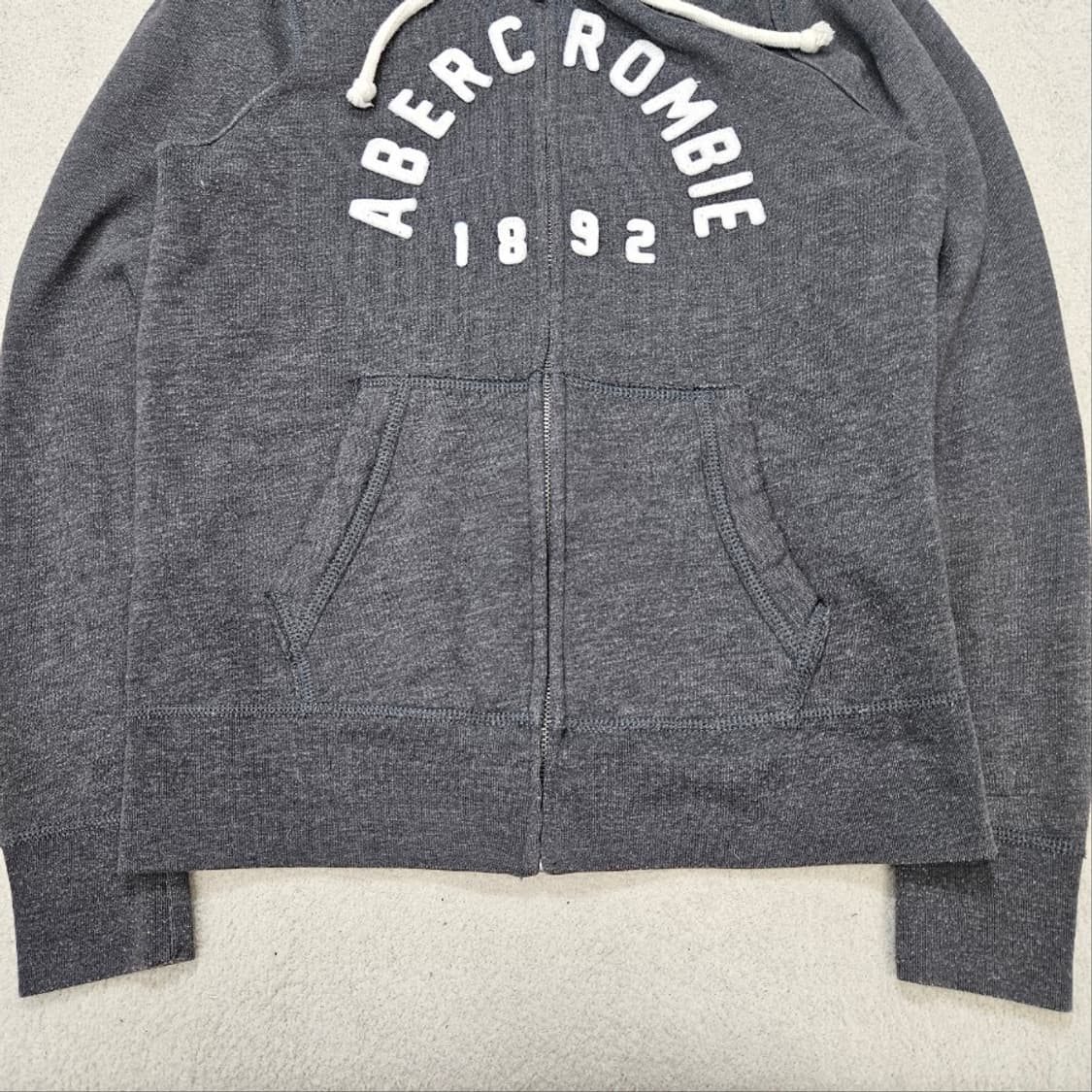 아베크롬비 아치 로고 후드 집업 M 상품이미지2