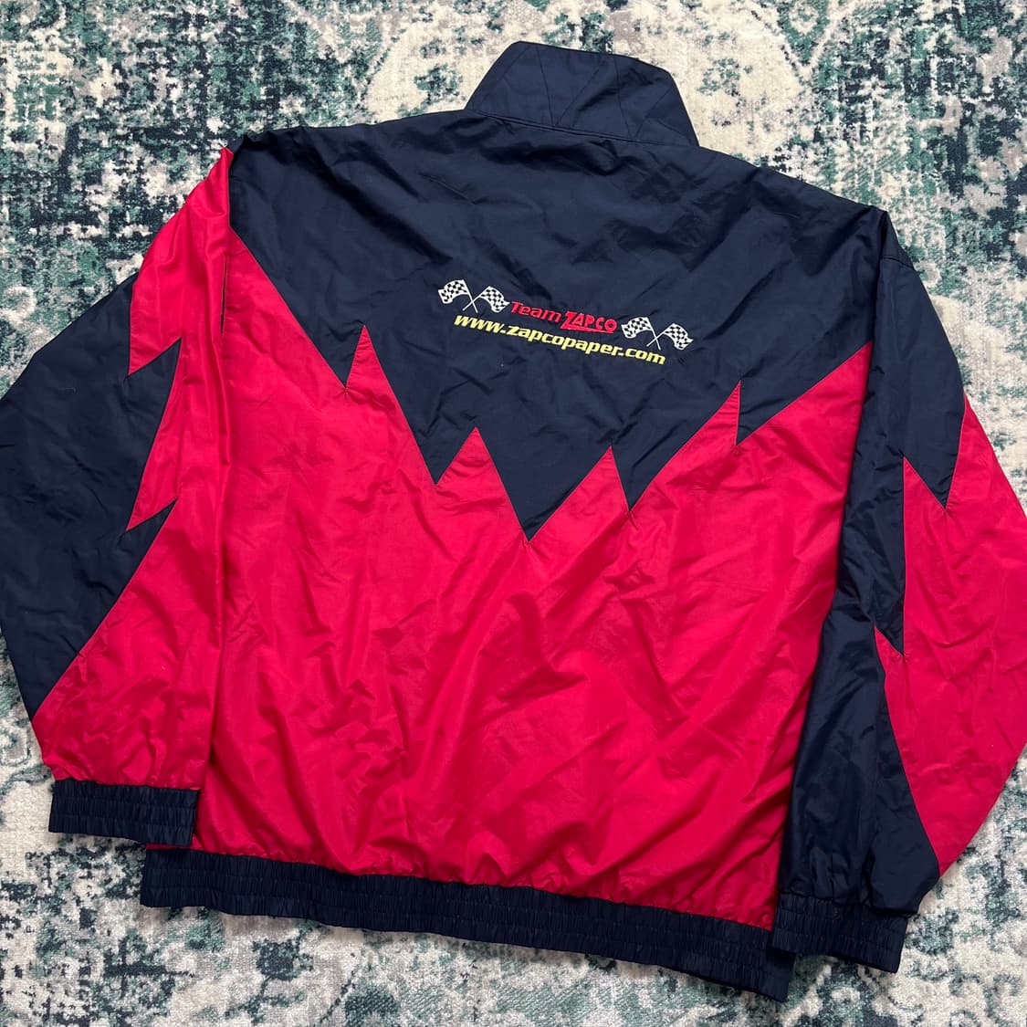 90s Speedy zone usa 레이서 집업 자켓(2XL) 상품이미지4