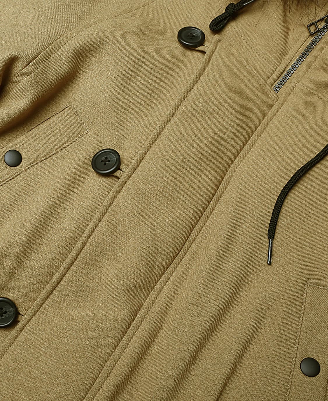 나노 유니버스 [Nano Universe] 머스타드 하이브리드 다운 패딩 상품이미지3