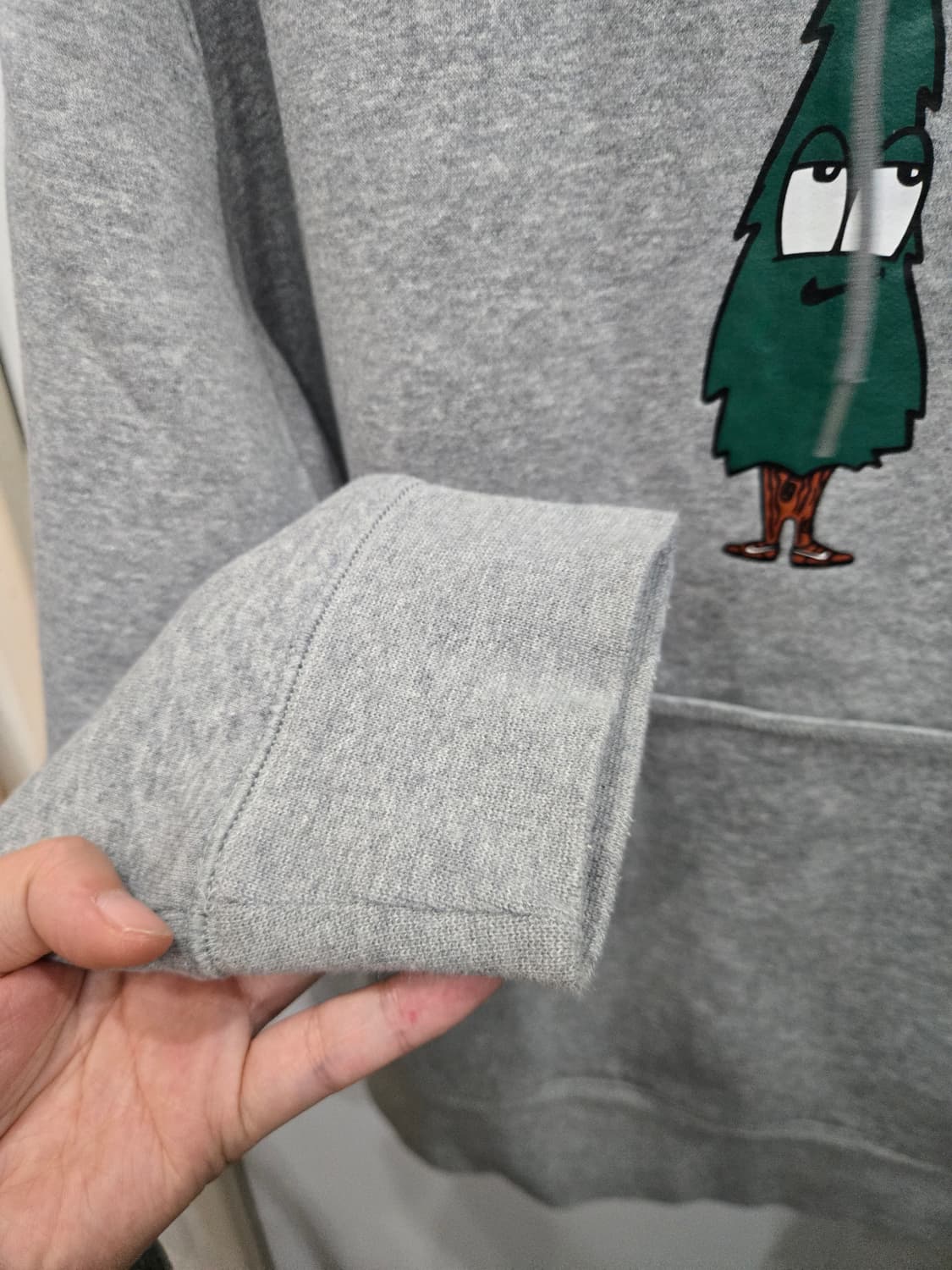 ((M,95)) NIKE 나이키 트리 카툰 기모 후드티셔츠! 짱이뻐요! 상품이미지3