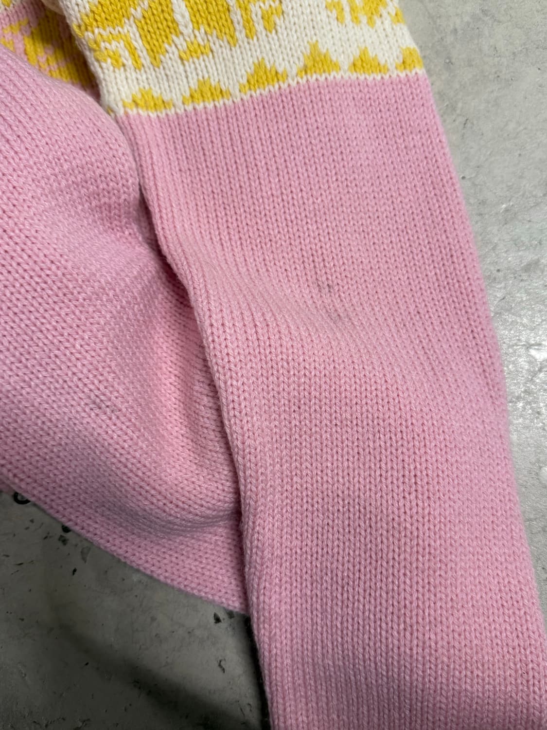 Roxy snow pattern high neck knit zip-up 상품이미지7