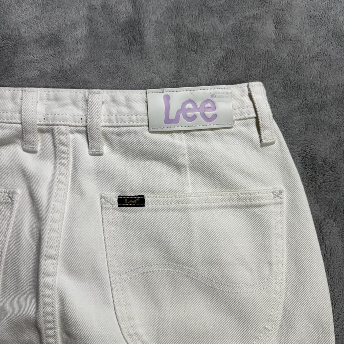 Lee 화이트 미니스커트 상품이미지3