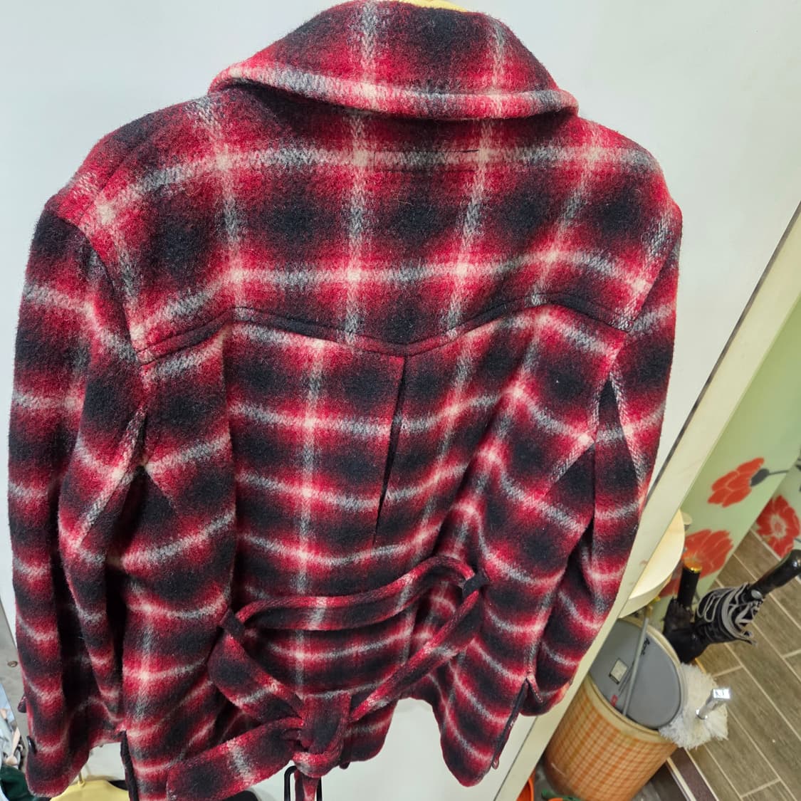 랄프로렌 타탄체크 코트 상품이미지6