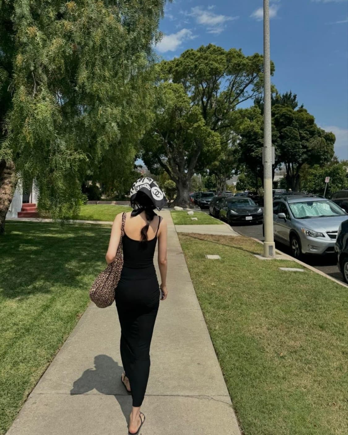 Skims 롱 슬립 드레스 손나은 원피스 상품이미지3