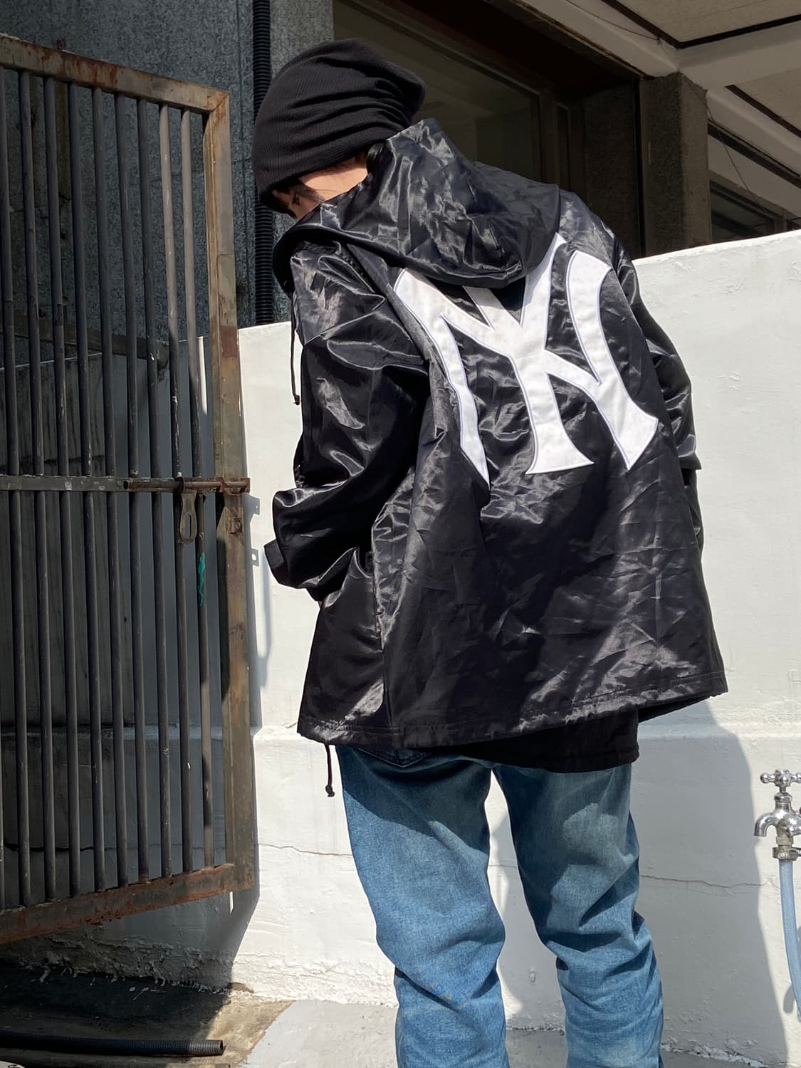 마제스틱 뉴욕 양키스 스냅버튼 자켓 상품이미지1