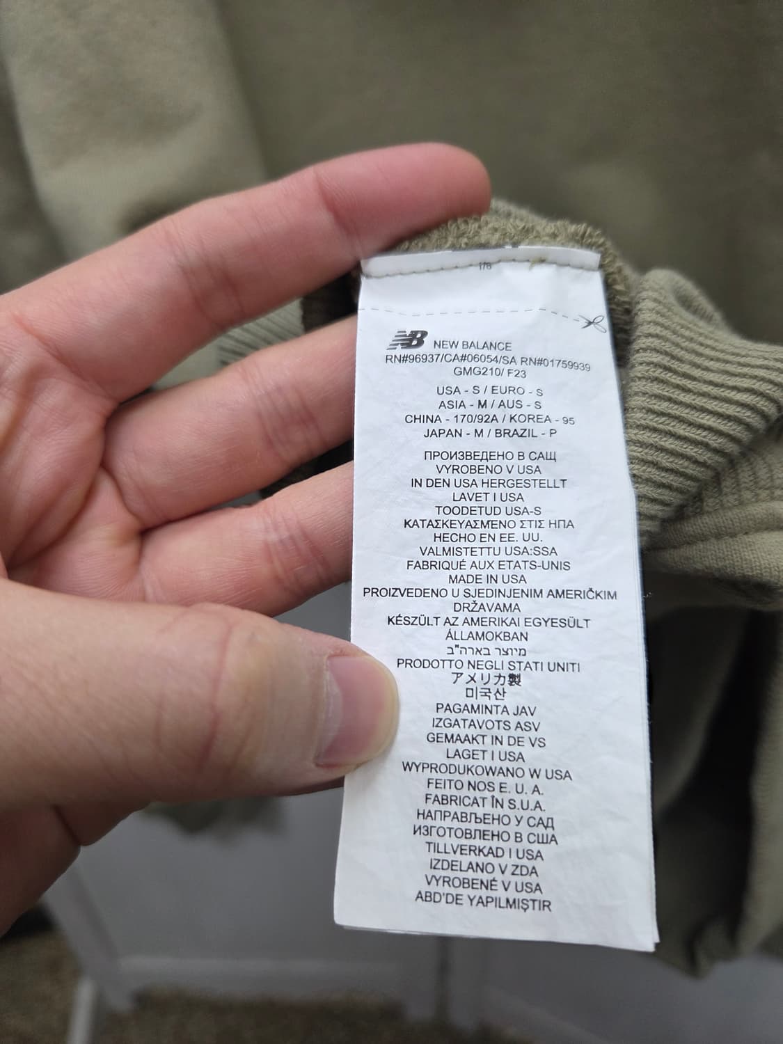 뉴발란스 made in usa 헤리티지 후드티 상품이미지5