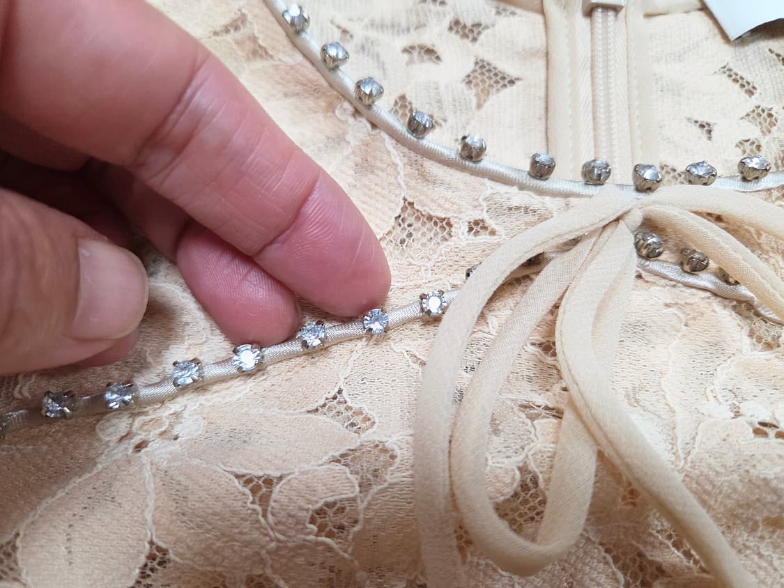 산드로(sandro) 쥬얼리 레이스블라우스 55-66 상품이미지6