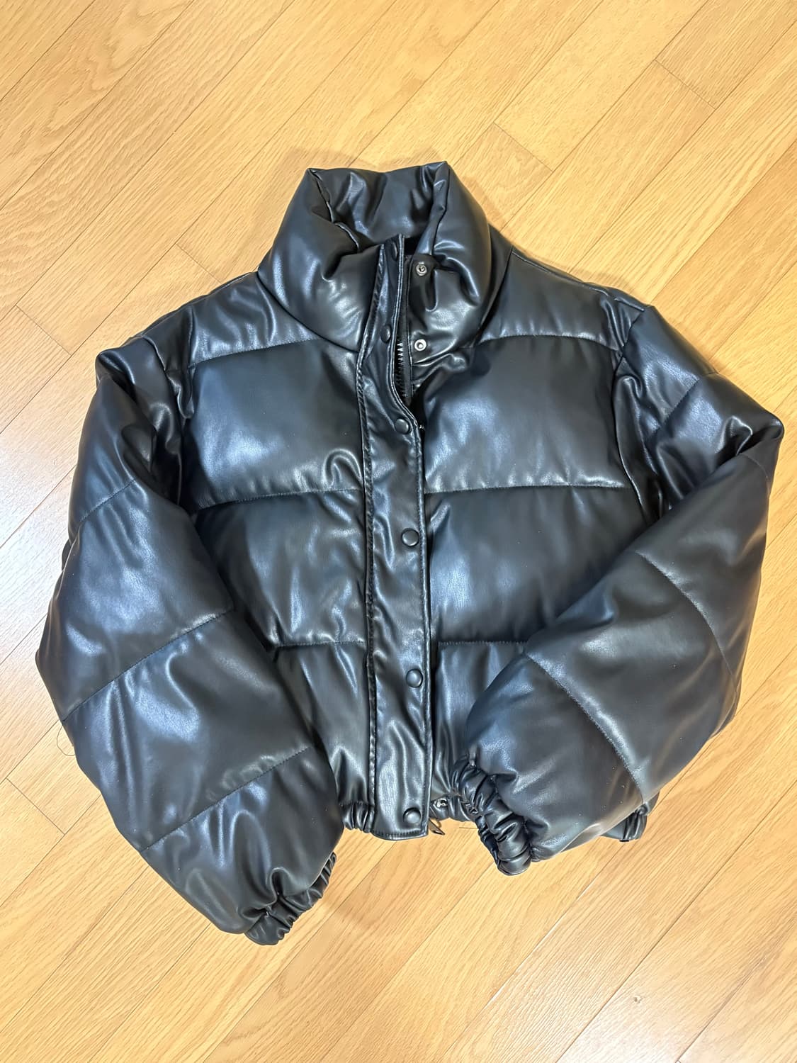 빈티지 가죽 패딩 상품이미지1